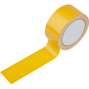 Nastro adesivo biadesivo 50 mm x 25 m su rotolo, ideale come nastro per moquette e pavimenti interni.