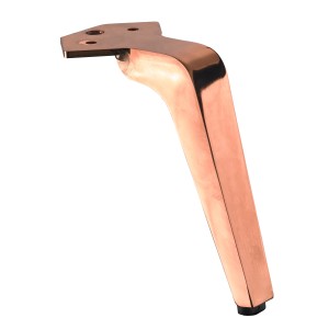 Gamba per mobili t.b.t. effetto rame