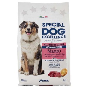 Cibo secco per cani Special Dog Excellence Adult Monoprotein manzo 3 kg