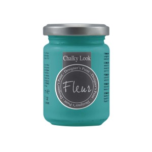 Colore Fleur Chalky Look turchese, vernice fai-da-te per mobili e decorazioni.