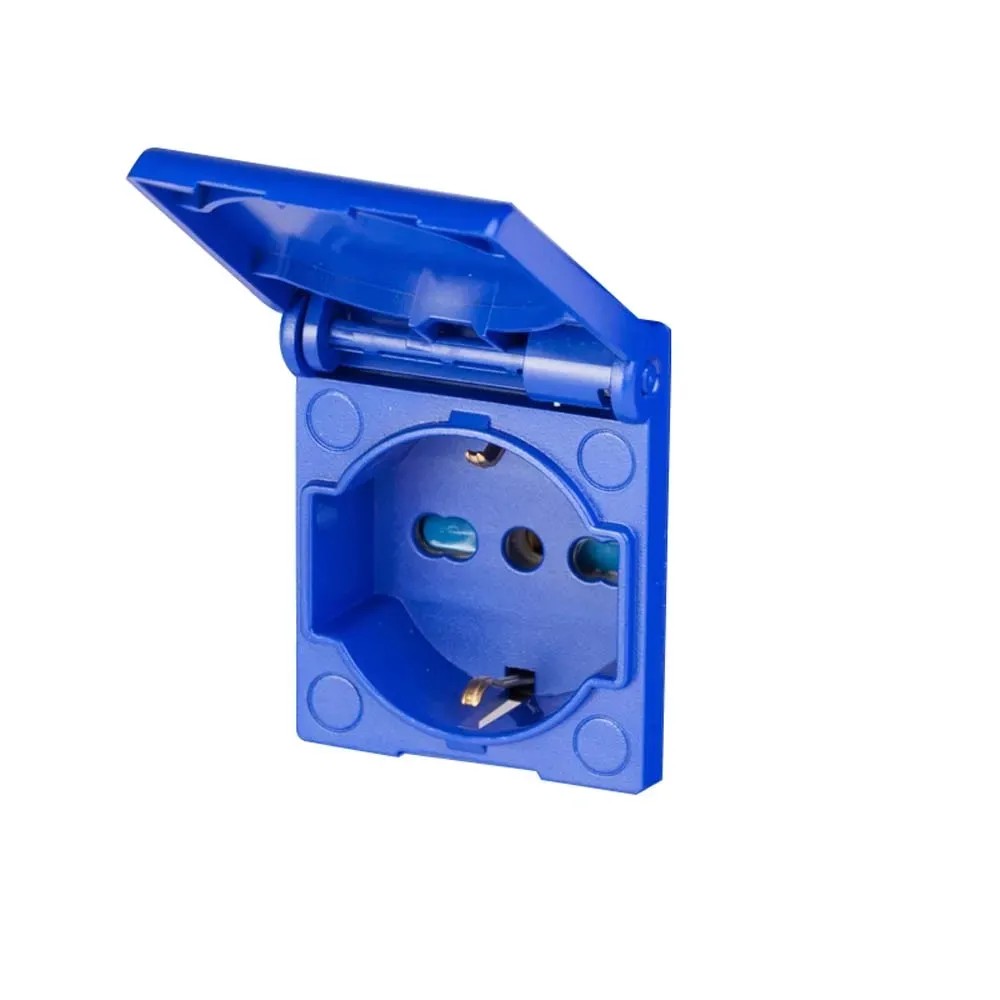 Zenitech Presa Elettrica Esterna 16A 2P+T IP54 – Aquae – Con Sicurezza Bambini - 2