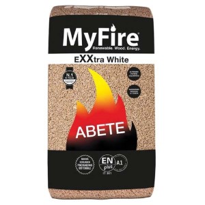 Sacco di pellet di legno MyFire, combustibile.