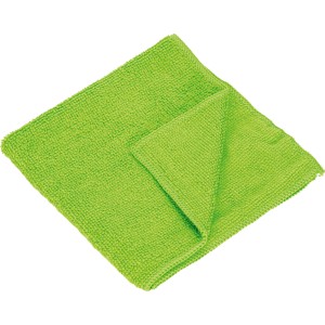 Panno universale in microfibra verde, set da 5, per pulizia e casa.