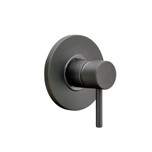 Miscelatore doccia nero t.b.t. per la doccia.