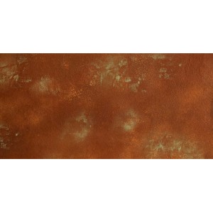 Pittura decorativa effetto ruggine per interni.