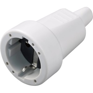 Giunto di sicurezza grigio in PVC per uso interno.