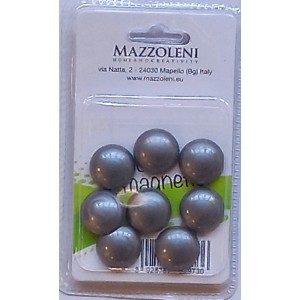 Magneti grigi (7 pezzi) per bacheche.