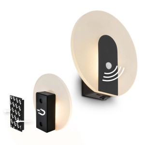 Applique LED Taro 50lm 2700K 15x4cm Nero