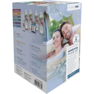 Planet Spa Set base metodo cloro per il trattamento dell'acqua della piscina.