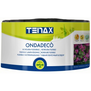 Bordura flessibile per aiuole Tenax Ondadeco, 0.09x10m