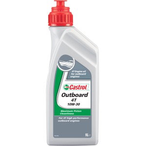 Olio motore Castrol Outboard 4T 10W-30 per motori fuoribordo.