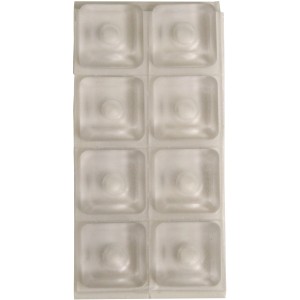 Paracolpi t.b.t. trasparenti autoadesivi, confezione da 8.