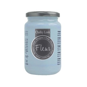 Barattolo di pittura a gesso Fleur azzurro chiaro per progetti fai-da-te.