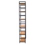 Scaffale in metallo e legno Achille 6 ripiani 60x28x184,5 cm_4