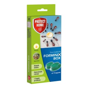 Forminix Box esca per formiche, antiparassitario biologico con 2 trappole.