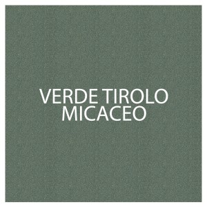 Campione colore: Smalto antiruggine verde-grigio con effetto micaceo.