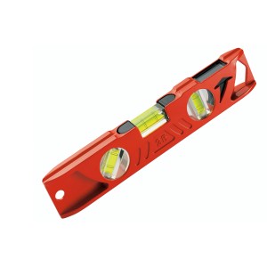 Livella a bolla LUX Comfort, 250 mm, con magneti e fiale orizzontale, verticale e a 45°.