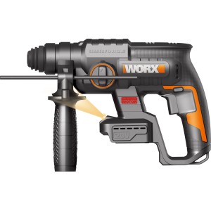 Worx WX381.9 Tassellatore a batteria SDS+, 20V, solo corpo macchina. Ideale per forare e scalpellare.