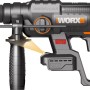 Worx WX381.9 Tassellatore a batteria SDS+, 20V, solo corpo macchina. Ideale per forare e scalpellare.