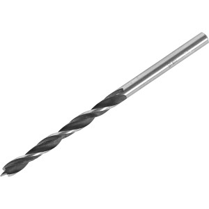 Punta per legno LUX, diametro 4 mm, lunghezza 75 mm, per forature precise nel legno.