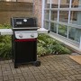 Barbecue a gas compatto per giardino o balcone. Ideale per grigliate spontanee.