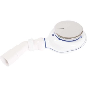 Kit di scarico per piatti doccia pulizia dall`alto cromo 33x20 cm