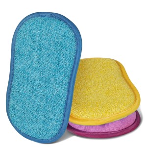 Tamponi di pulizia multicolore per varie attività di pulizia.