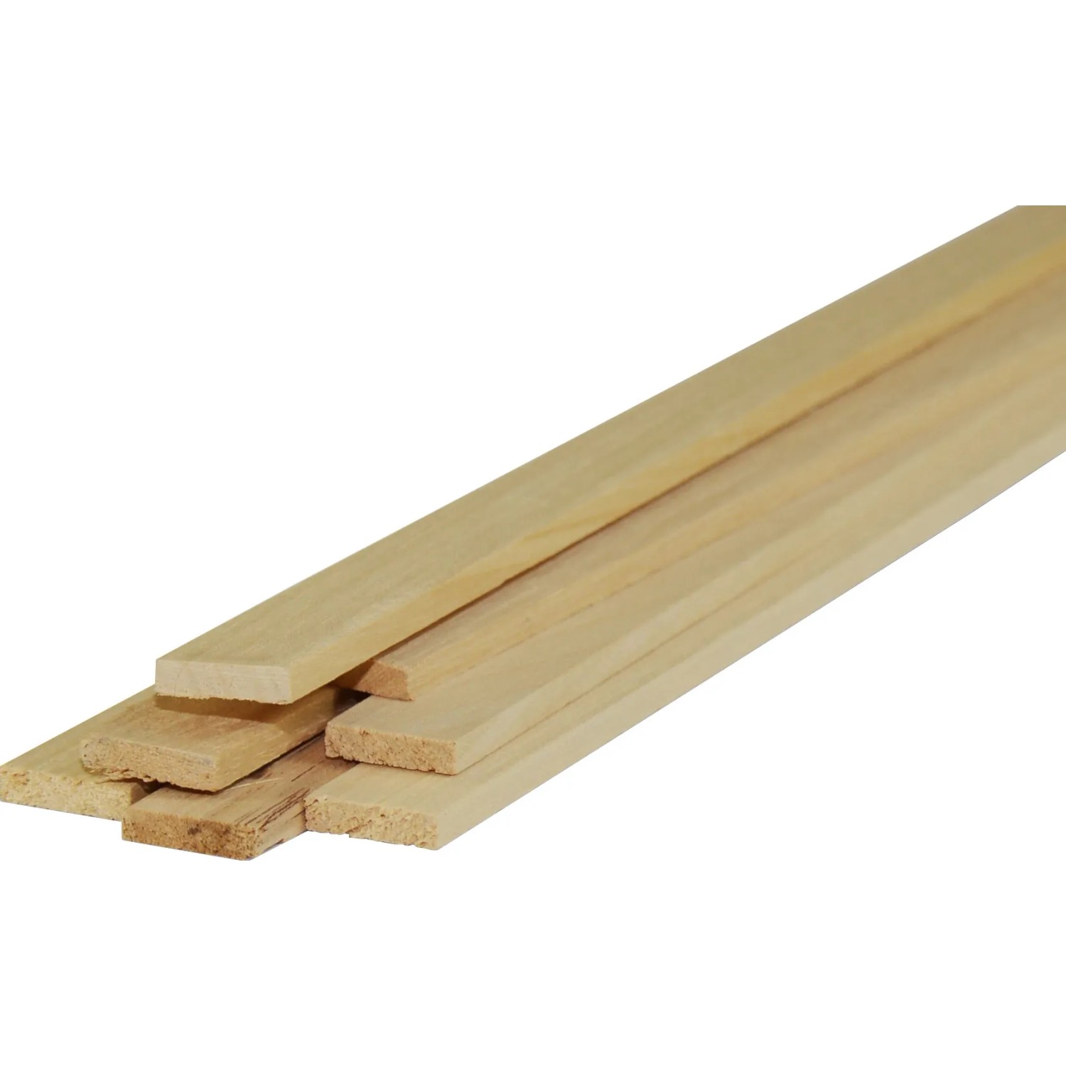 Pila di listelli in legno Listelli naturali piallati.