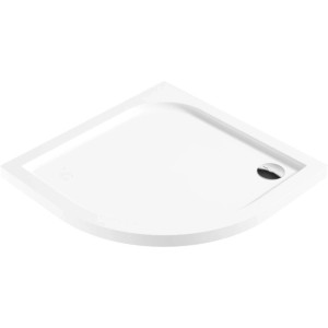 Piatto doccia acrilico semicircolare Idrostile Cubico 90x90 cm bianco