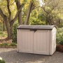 Keter Box universale Store It Out Ultra, beige/marrone, in giardino. Contenitore da giardino universale con ampio spazio.