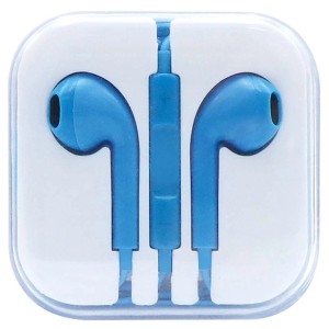 Cuffie t.b.t. blu in confezione trasparente.