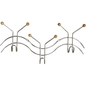 t.b.t. Organizer armadio con struttura in metallo e sfere in legno.