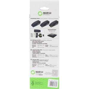 Borsa da bici Sparco: Impermeabile, resistente e facile da pulire. Ideale per e-bike e scooter.