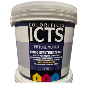 Secchio di primer ICTS per pareti interne ed esterne, 4 litri.