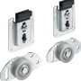 Kit montaggio Hettich SlideLine 12 per porta scorrevole fino a 25kg, acciaio/plastica