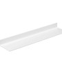 Mensola bagno Alluminia Format 60x13 cm bianco