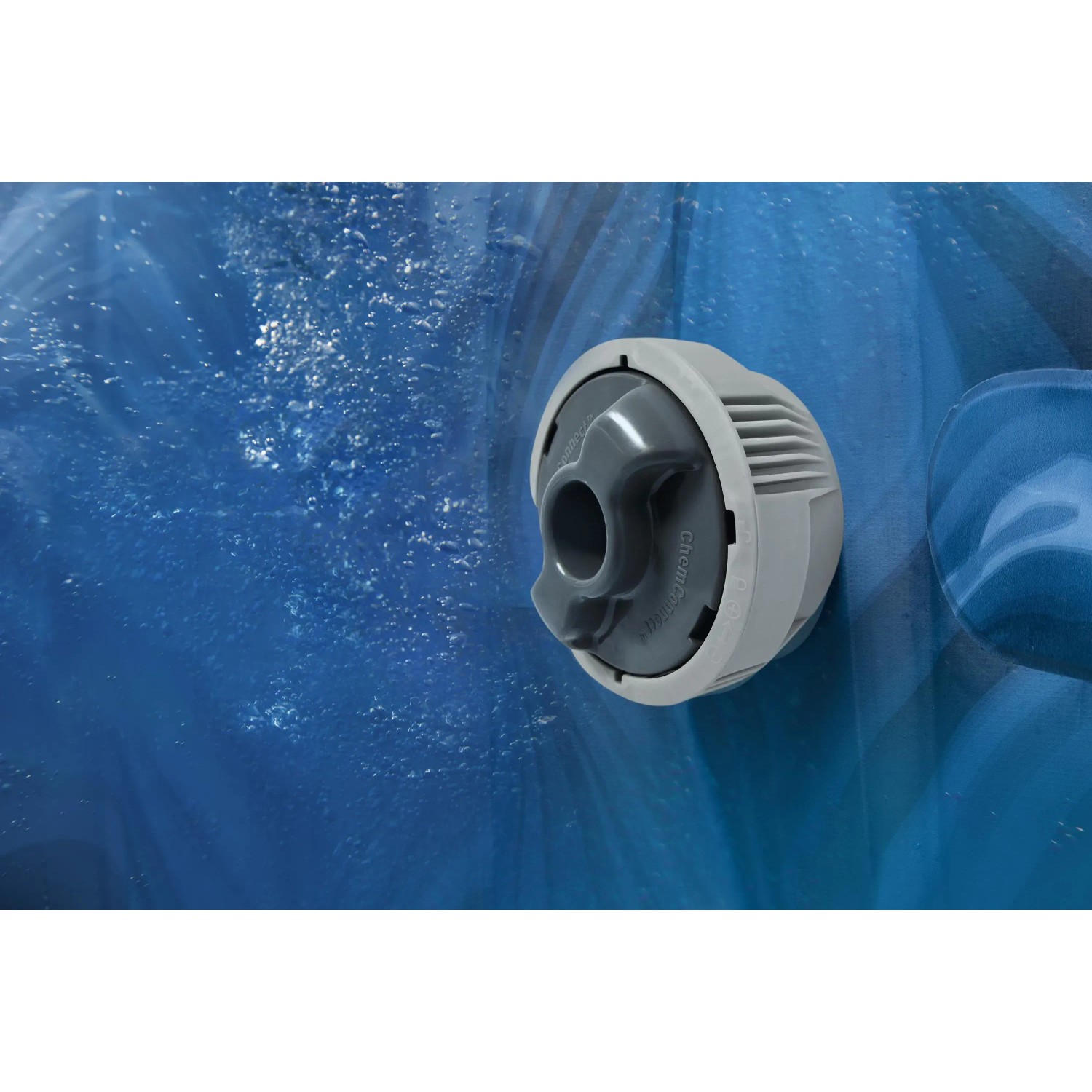 Dettaglio ugello HydroJet nella vasca idromassaggio Bestway LAY-Z-SPA Santorini.