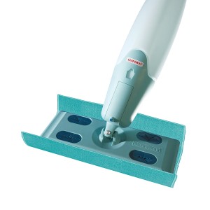 Leifheit Picospray dispositivo di pulizia con panno in microfibra blu per una pulizia senza aloni.