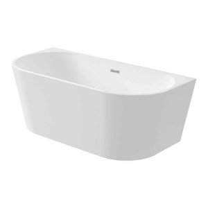 Vasca da bagno Limonar 160 cm a parete o freestanding bianco in acrilico