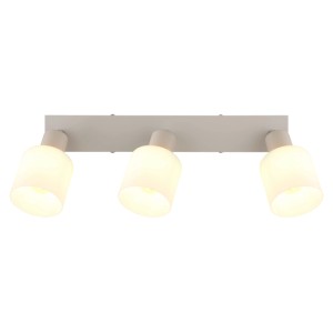 Faretto tre luci Globo Trent 410x80 mm sabbia satinato