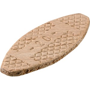 Spina piatta Hettich in faggio, 4x56x23 mm, per giunzioni in legno.