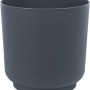 Vaso per piante Satina antracite, Ø 13 cm, in plastica per interni.