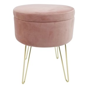 Sgabello contenitore Orlando grigio 38x38x45 cm