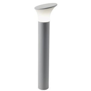 Lampada da vialetto grigia t.b.t. per esterni.
