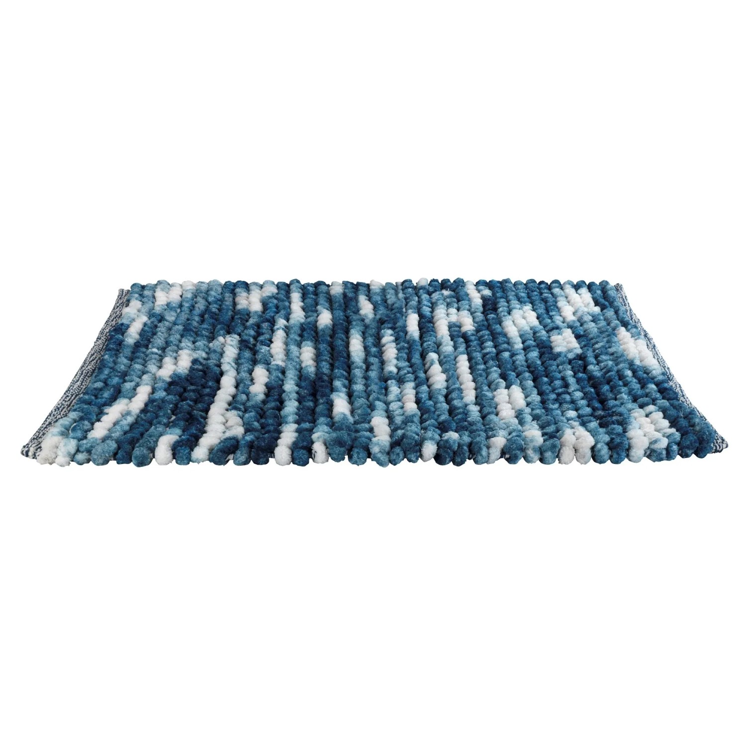 Tappetino Da Bagno In Microfibra Spirella Gobi 40x60 Cm - Blu, Assorbente E Morbido