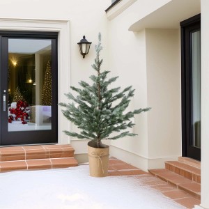 Albero di Natale artificiale Thorus innevato 100 cm