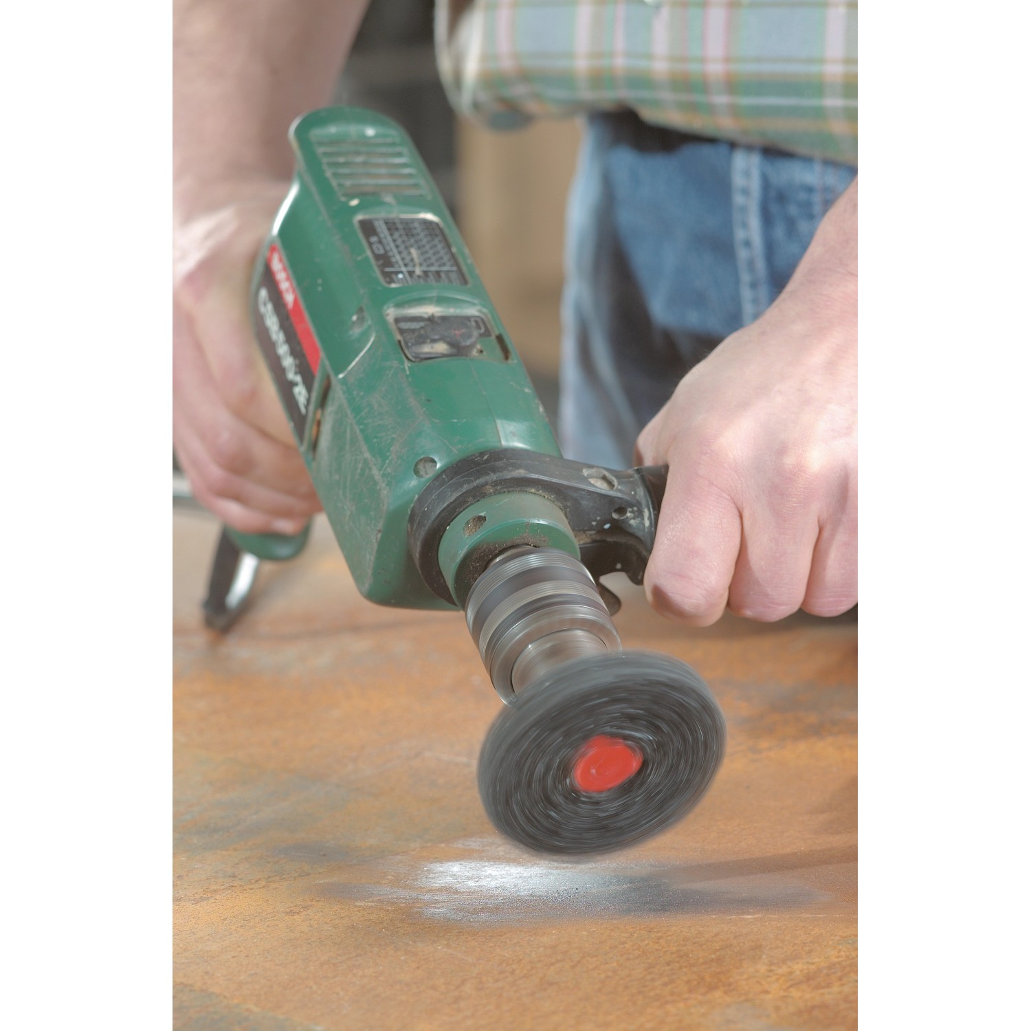 KS TOOLS Kit Dischi Ricambio Smerigliatrice Mozzo Ruota, 200 Mm - Foto 5