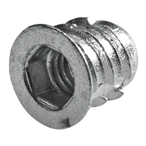 Hettich Boccola filettata M6/8 mm, 8 pezzi, acciaio, per accessori mobili.