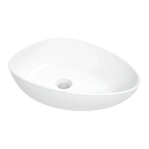 Lavabo da appoggio Idrostile 350x140 mm bianco