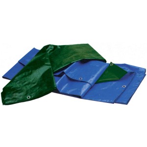 Teloni blu e verdi della categoria Teli e reti di protezione.